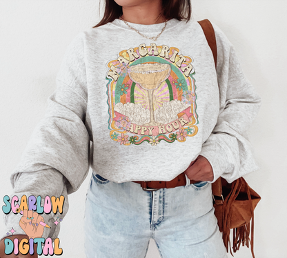 Margarita PNG Sublimation Digital Design Download, tequila png, summer png, happy hour png, colorful png, trendy png, adult tshirt designs