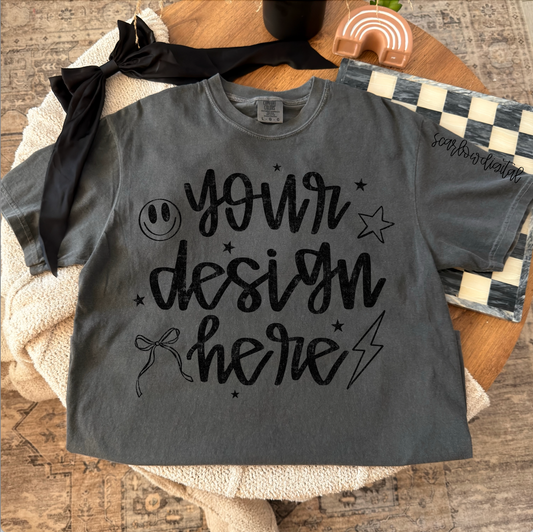 Pepper Comfort Colors T-Shirt Mockup