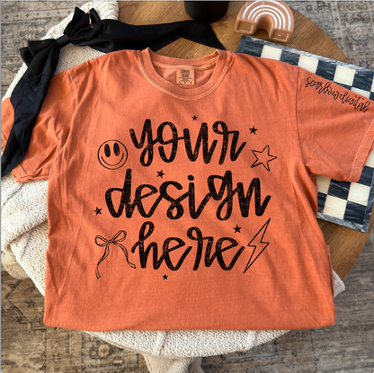 Yam Comfort Colors T-Shirt Mockup