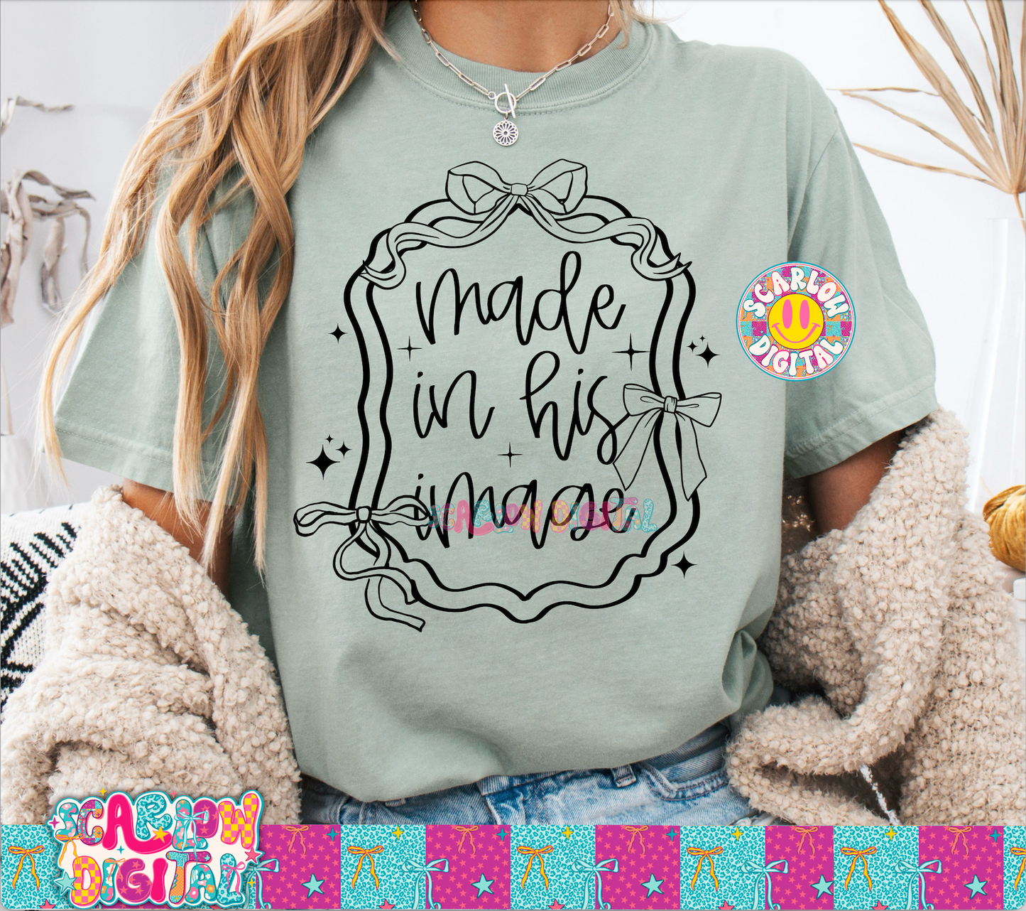 Made in His Image PNG Digital Design