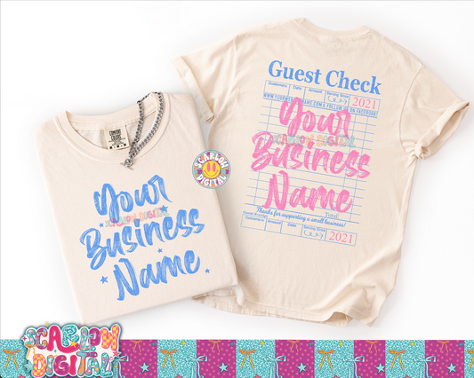 Small Business Custom Design + FRONT/POCKET CUSTOM - REVIEW DESCRIPTION BEFORE PURCHASING