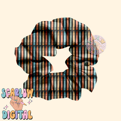 Crayons Seamless Pattern Digital Design Download, back to school digital paper, boy school seamless print, colorful teacher seamless designs