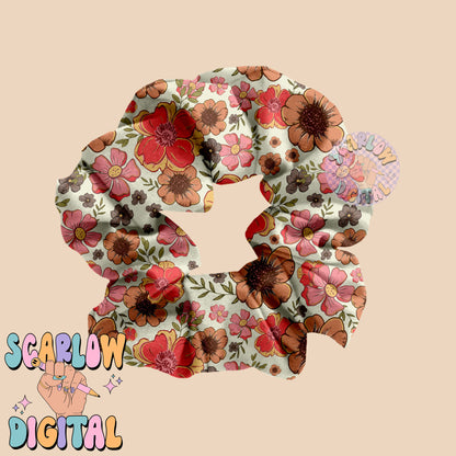 Floral Seamless Pattern Digital Design Download-flowers seamless pattern, little girl seamless file, boho seamless pattern, spring seamless