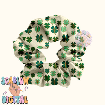 Faux Chenille Shamrock Seamless Pattern-St Patrick's Day Sublimation Digital Design Download-lucky seamless pattern, irish seamless pattern