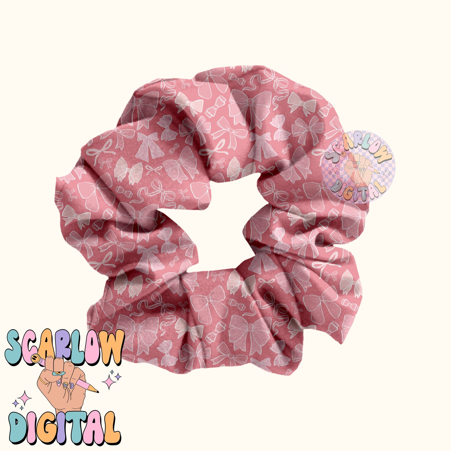 Dainty Bows Seamless Pattern-Coquette Sublimation Digital Design Download-frilly seamless file, girly seamless pattern, simple seamless