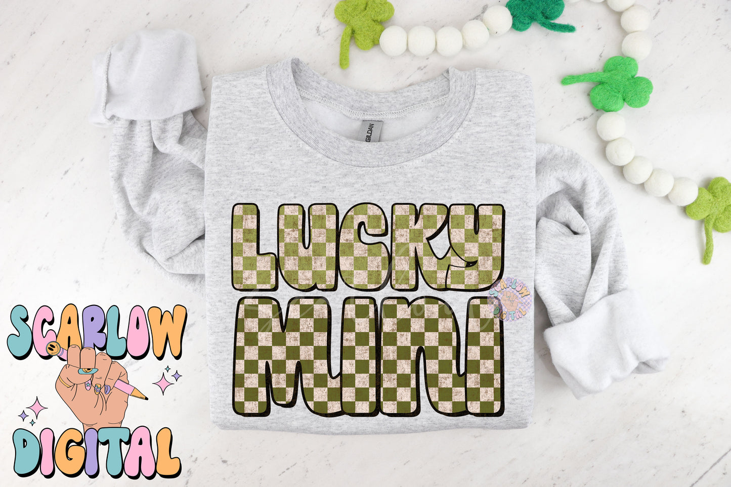 Lucky Mini PNG-St Patrick's Day Sublimation Digital Design Download-png for mini, kids png, lucky png, shamrock png, irish png designs