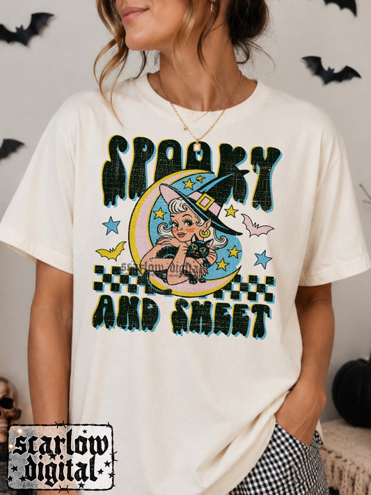 Spooky and Sweet PNG Digital Design