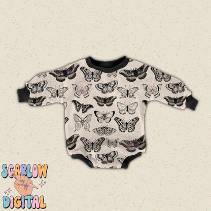 Butterflies Seamless Pattern Digital Design