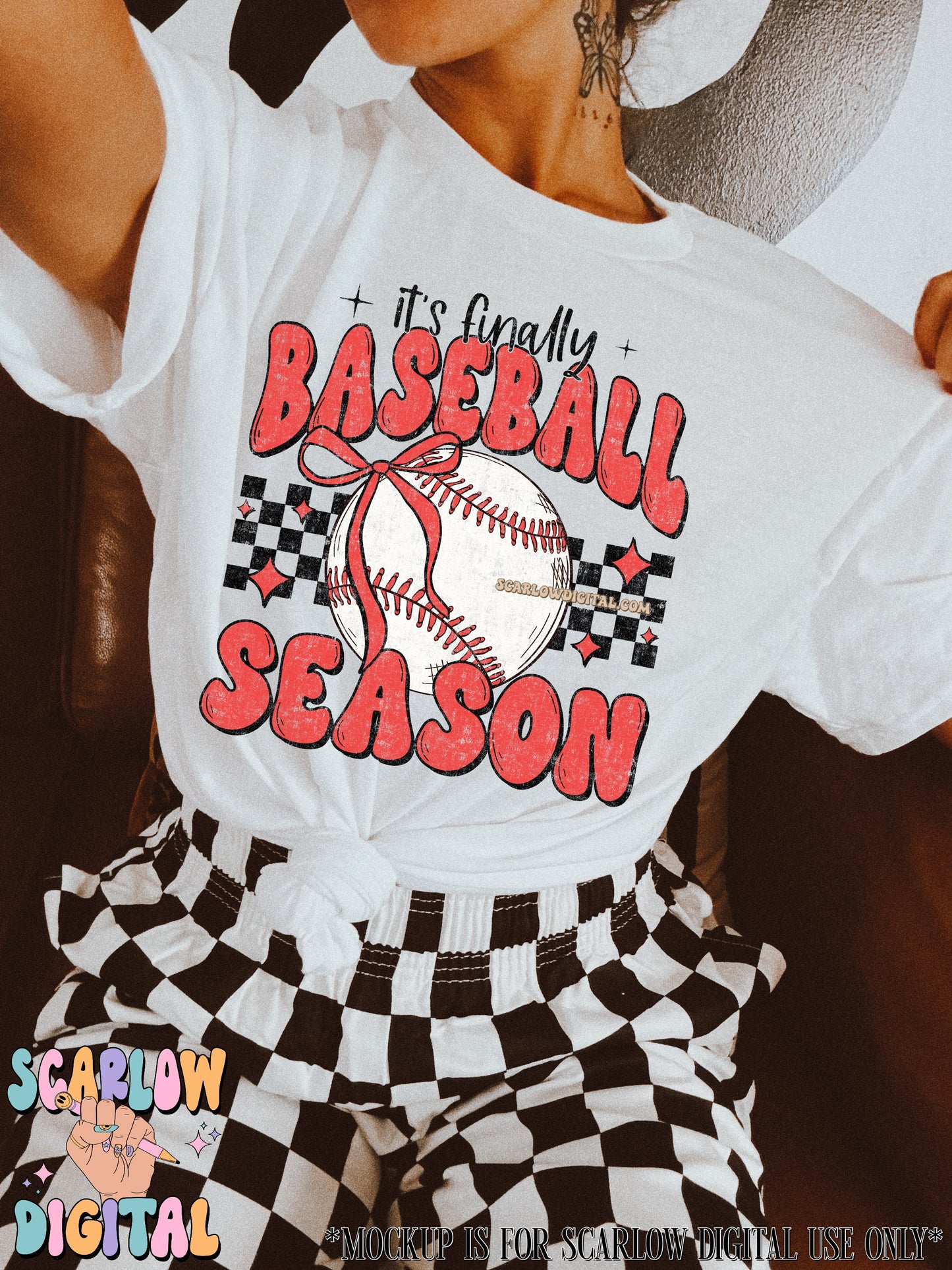 It's Finally Baseball Season PNG Digital Design