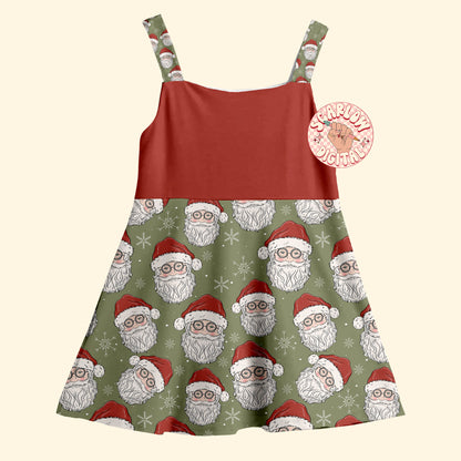 Traditional Santa Claus Seamless Pattern-Christmas Sublimation Digital Design Download-snowflake seamless, traditional christmas seamless