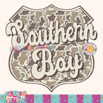 Southern Boy PNG Digital Design
