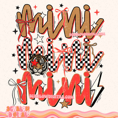 Rad Mini WITH BOWS PNG Digital Design