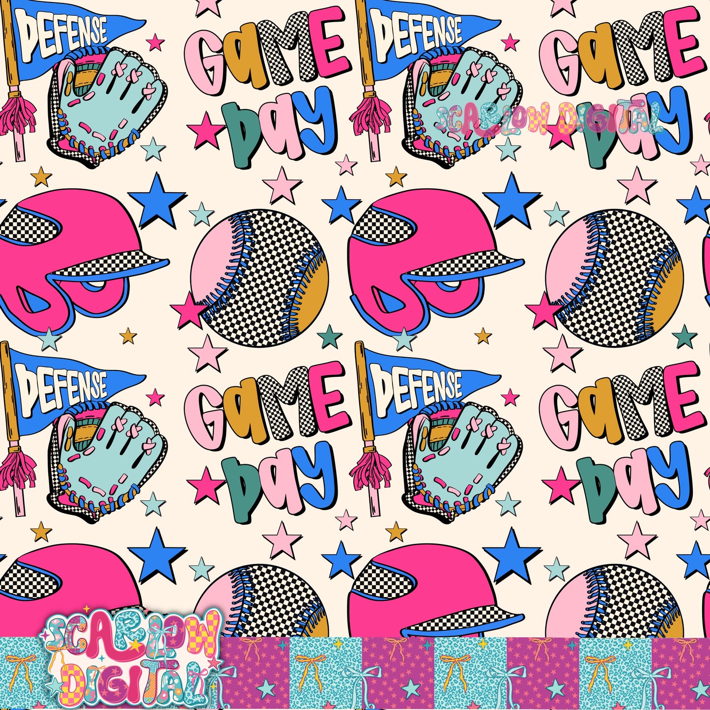 Retro Baseball or Softball PNG Digital Design With AND Without the Helmet's Face Cage
