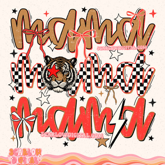 Rad Mama WITH BOWS PNG Digital Design