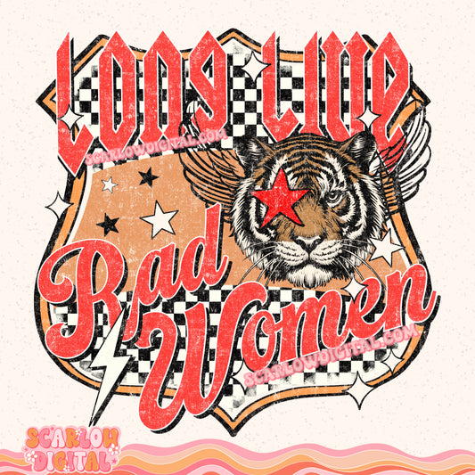 Long Live Rad Women PNG Digital Design