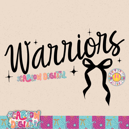 Warriors Bow PNG Digital Design