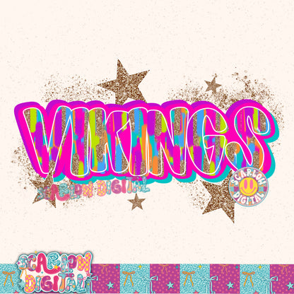 Vikings PNG Digital Design