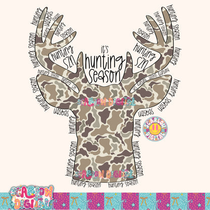 It's Hunting Season PNG Digital Design