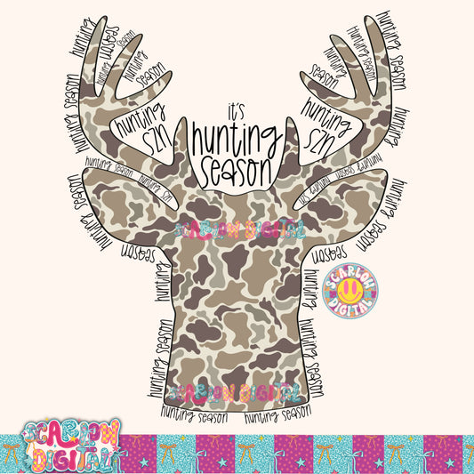 It's Hunting Season PNG Digital Design