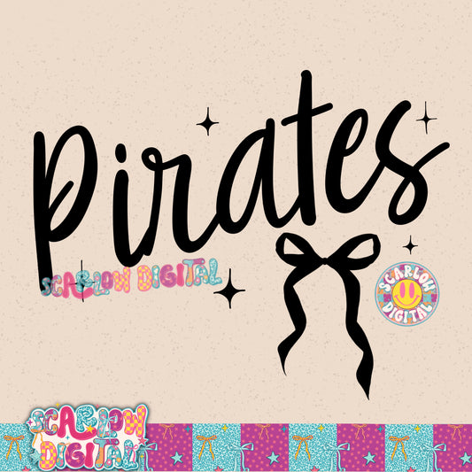 Pirates Bow PNG Digital Design