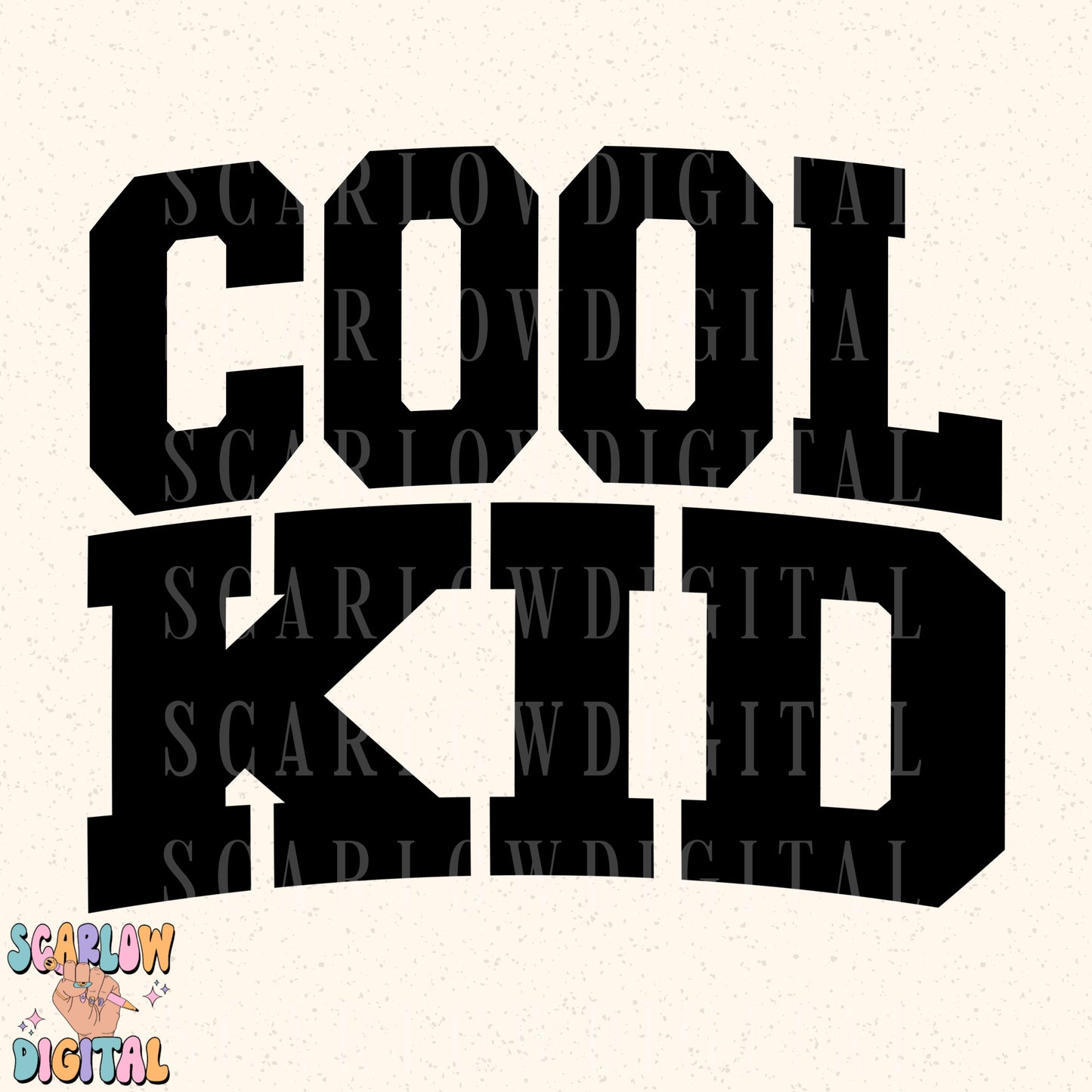 Cool Kid PNG Digital Design