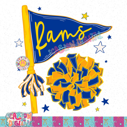 Rams PNG Digital Design - Only available today, 1/26