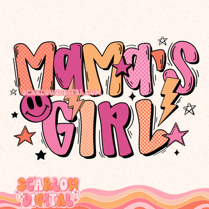 Mama's Girl PNG Digital Design