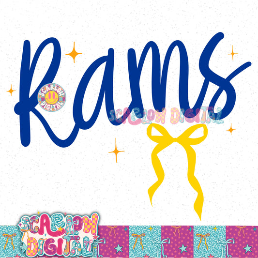 Rams PNG Digital Design - Only available today, 1/26