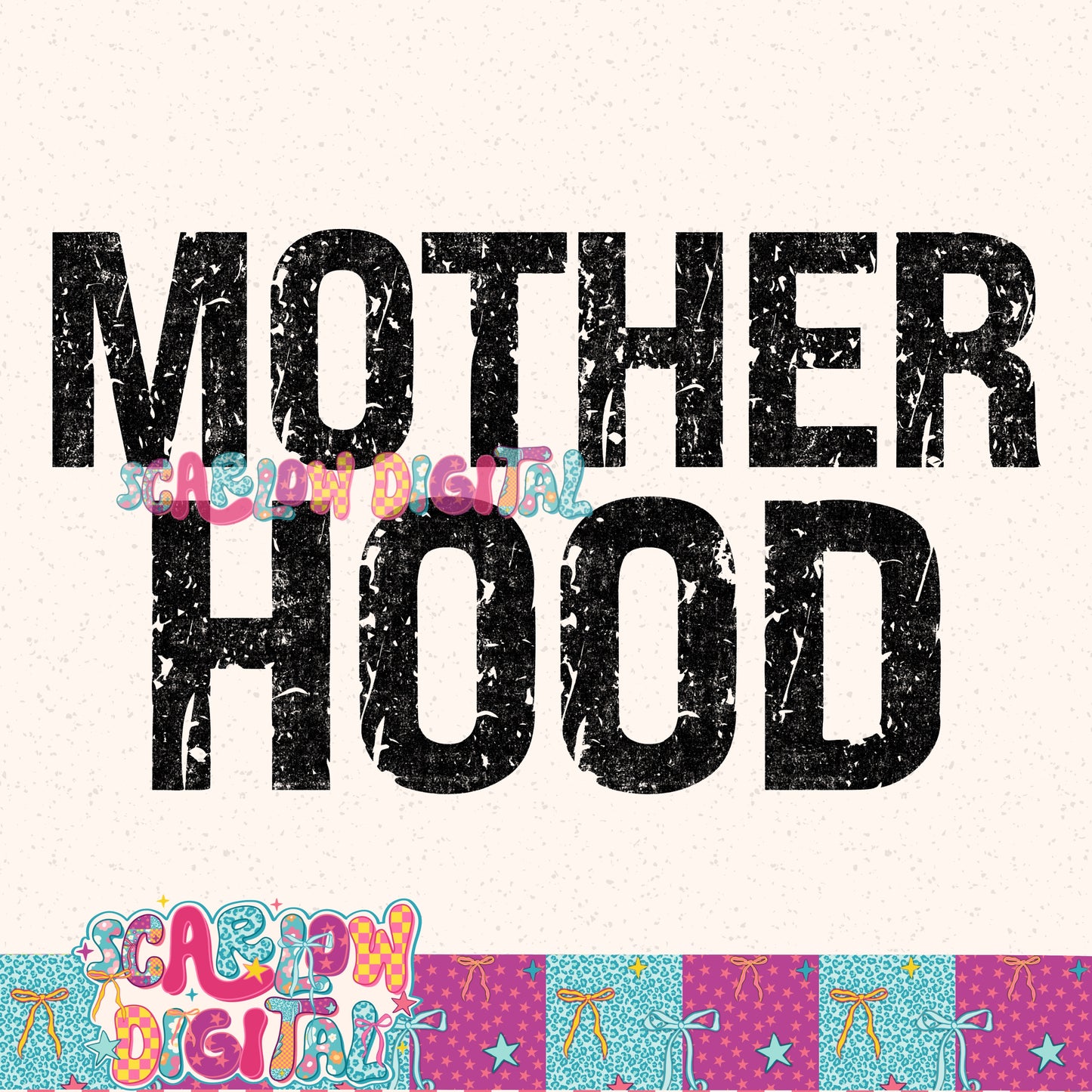 Motherhood PNG Digital Design