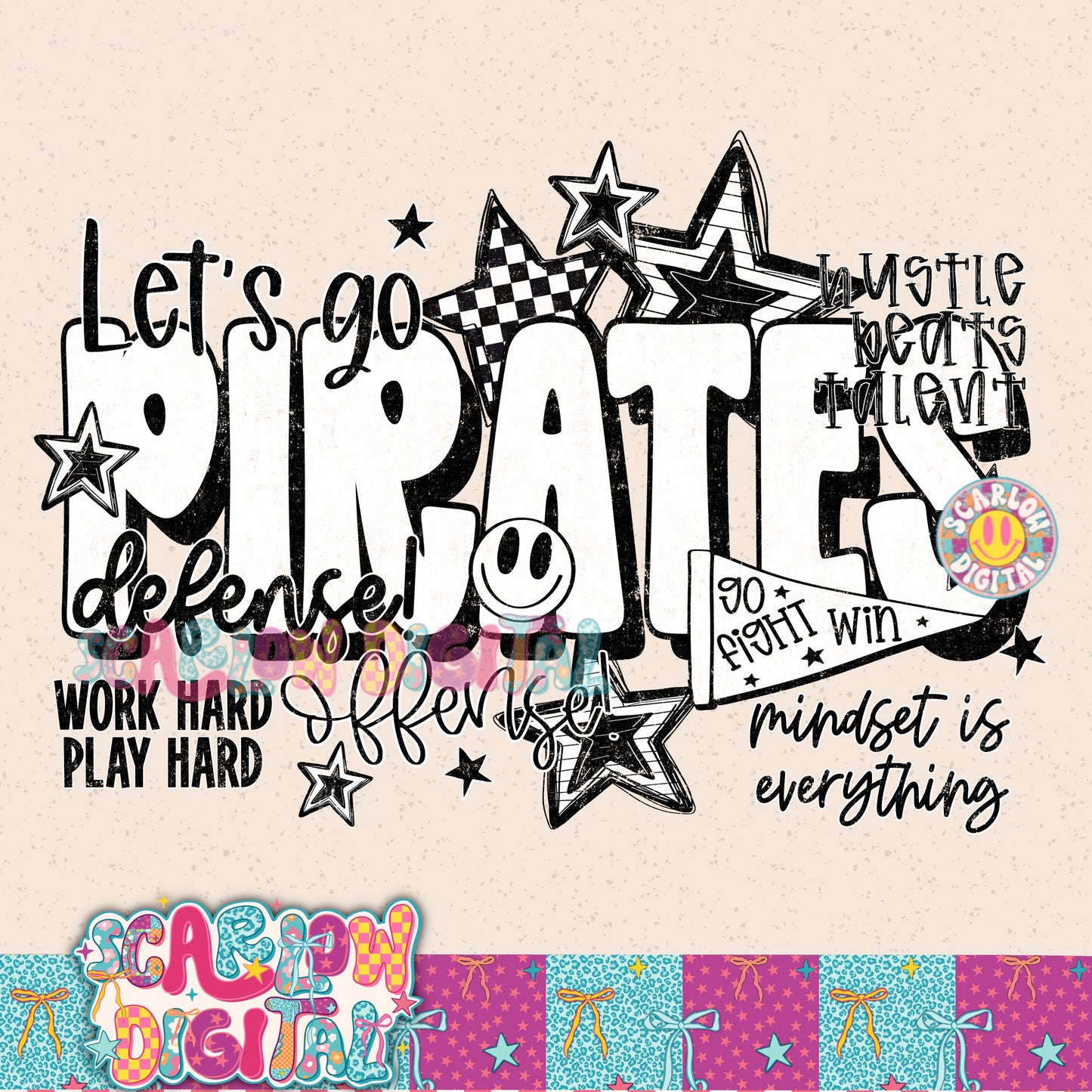 Pirates PNG Digital Design