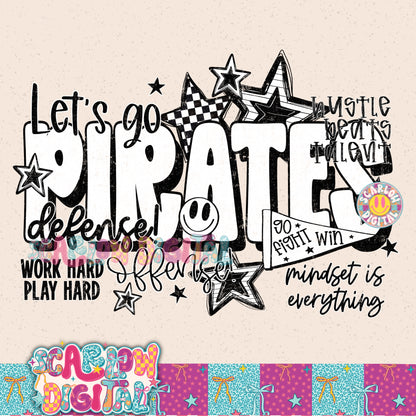 Pirates PNG Digital Design