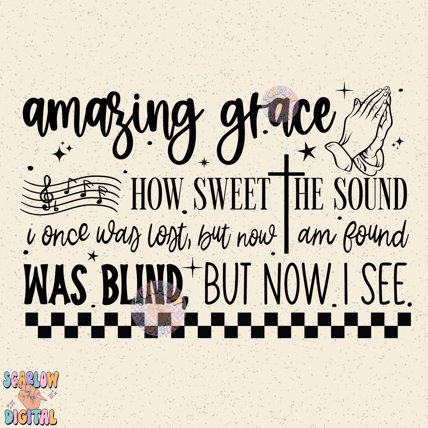 Amazing Grace PNG Digital Design Download, christian png, church hymn png, bible verse png, jesus png, single color png, religious png