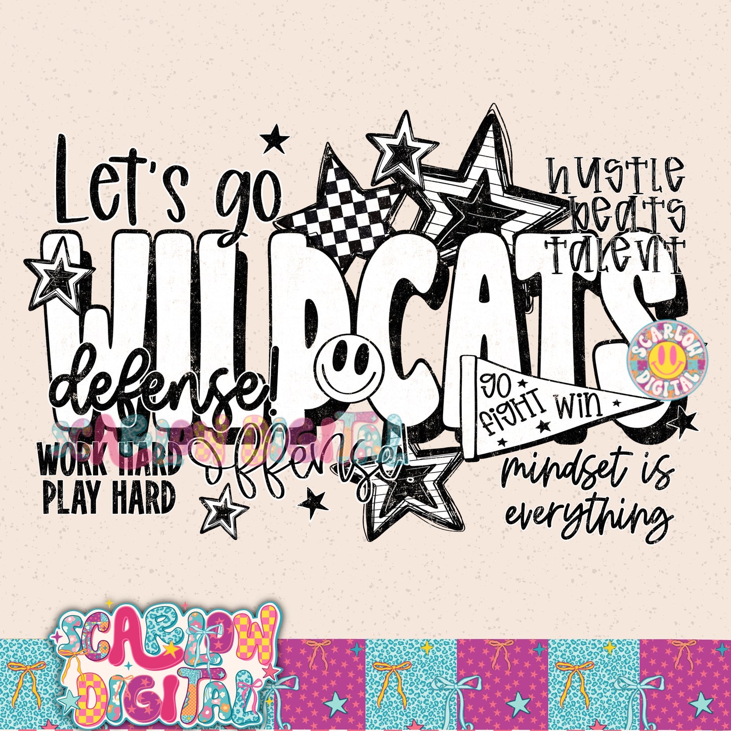 Wildcats PNG Digital Design