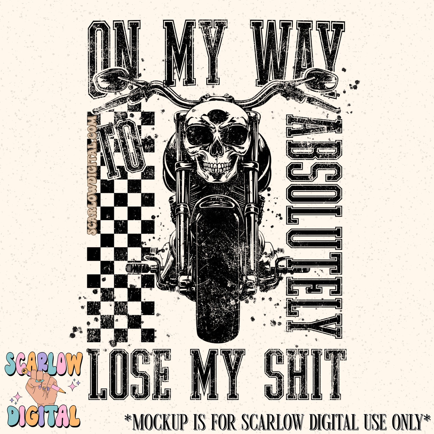 On My Way to Absolutely Lose My Shit PNG Digital Design