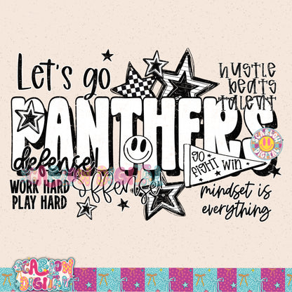Panthers PNG Digital Design