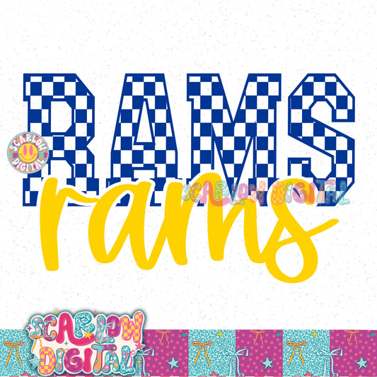 Rams PNG Digital Design - Only available today, 1/26