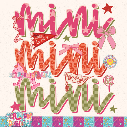 Christmas Mini PNG Digital Design