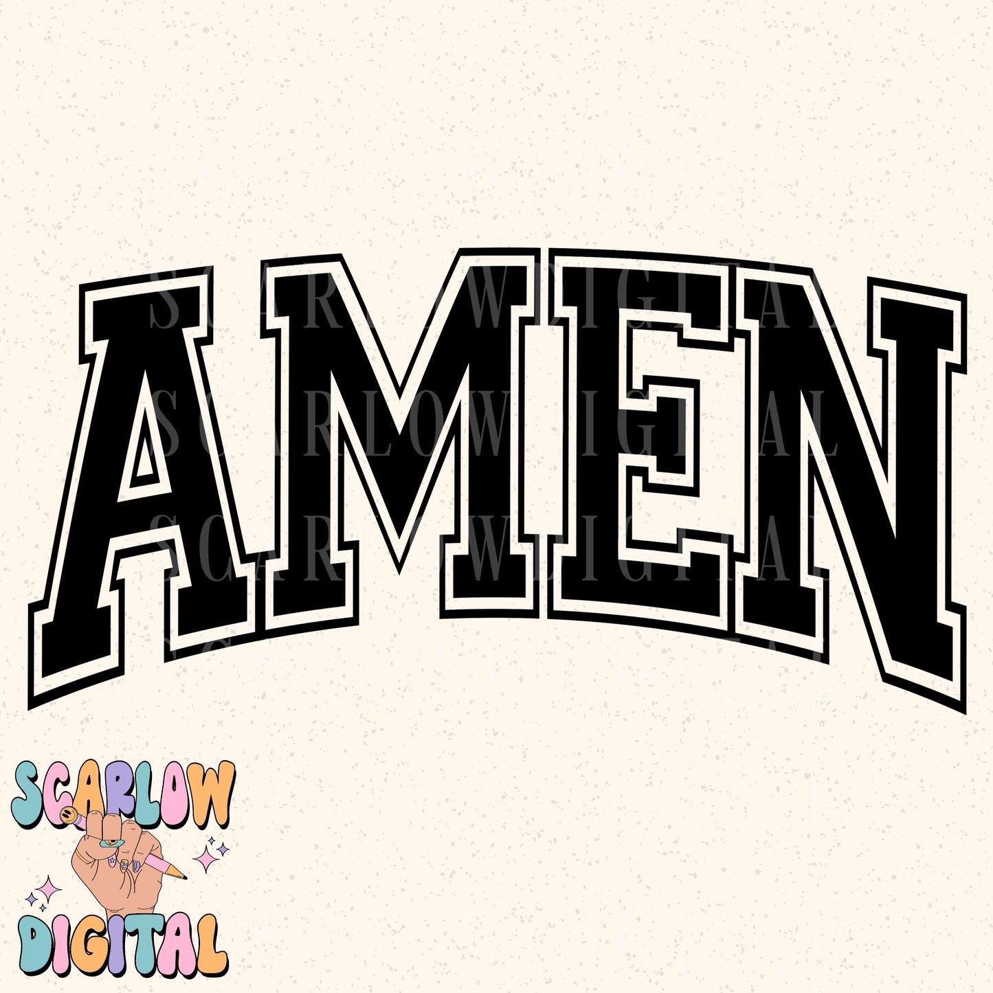 Amen PNG Digital Design