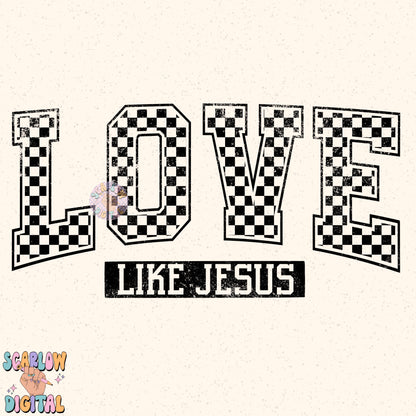 Love Like Jesus PNG Digital Design
