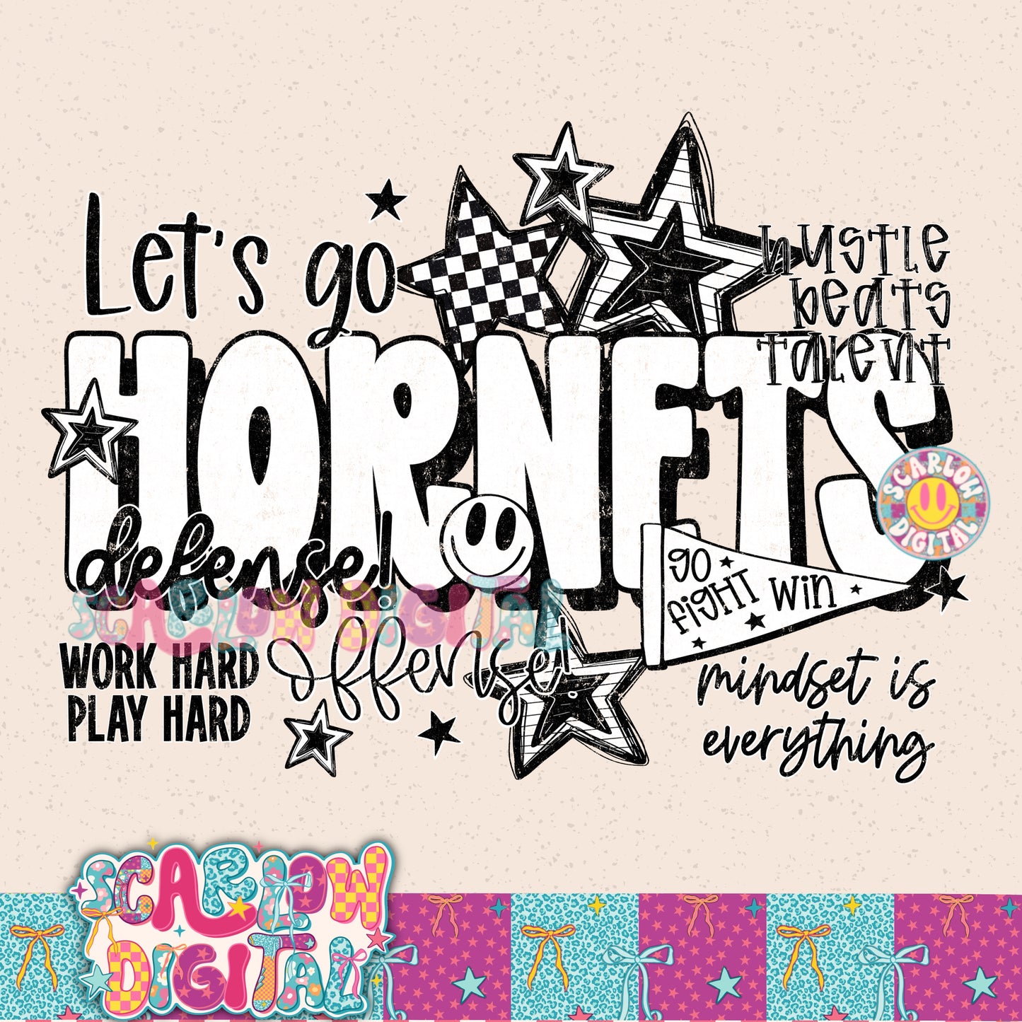 Hornets PNG Digital Design