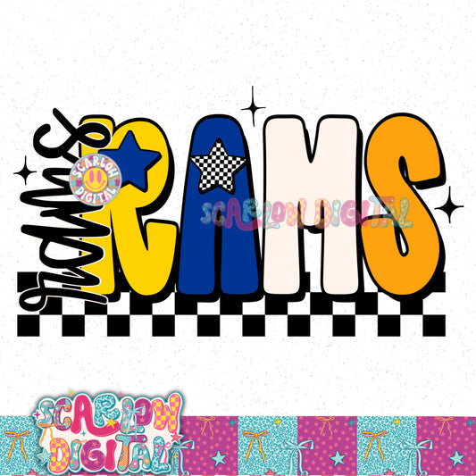 Rams PNG Digital Design - Only available today, 1/26