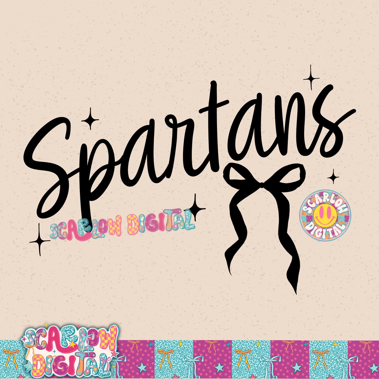 Spartans Bow PNG Digital Design