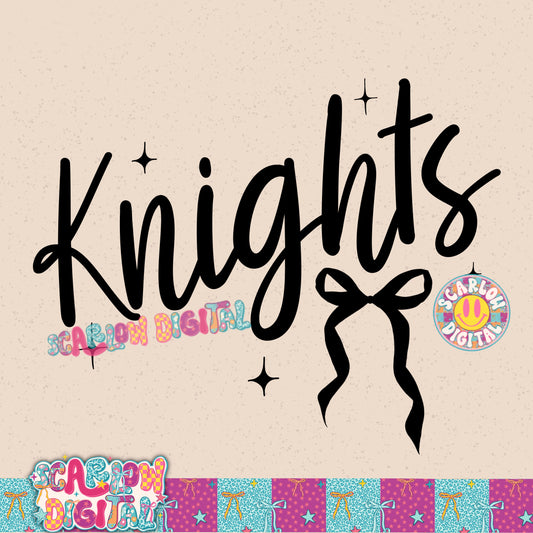 Knights Bow PNG Digital Design