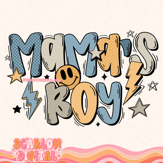 Mama's Boy PNG Digital Design