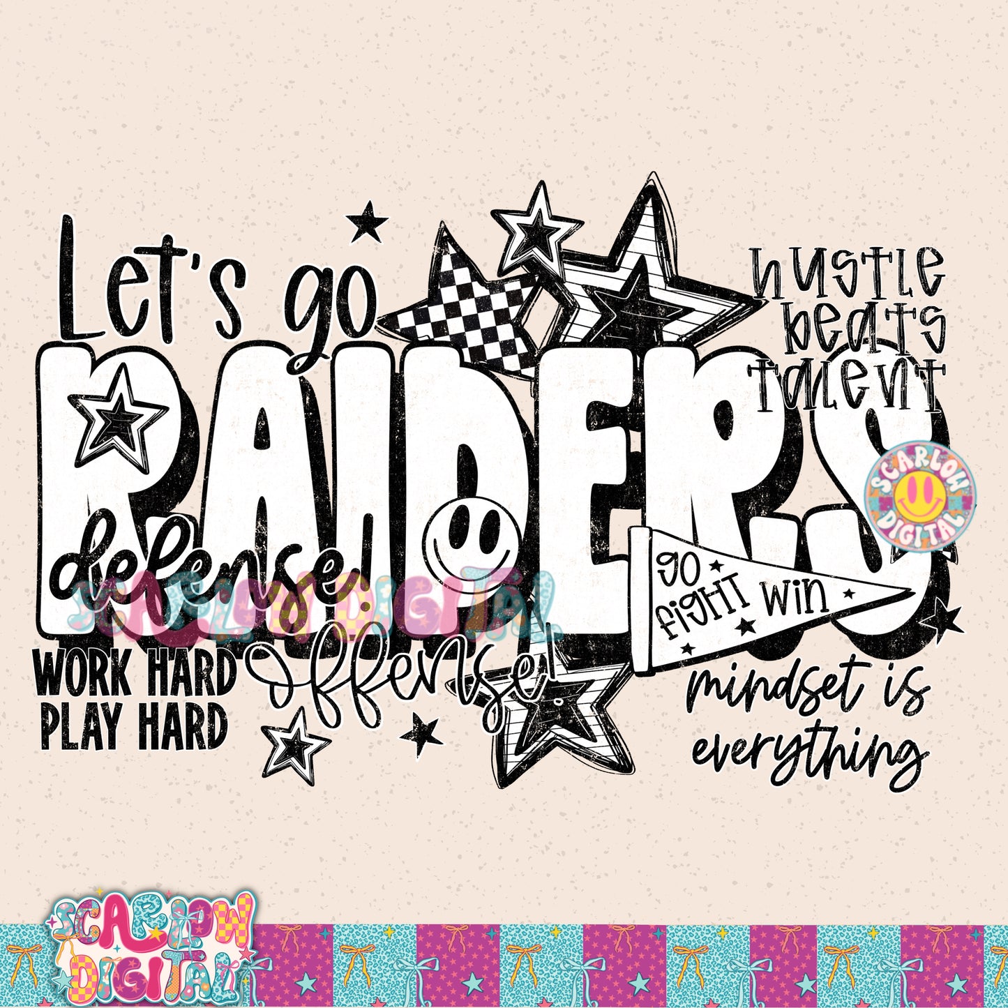 Raiders PNG Digital Design