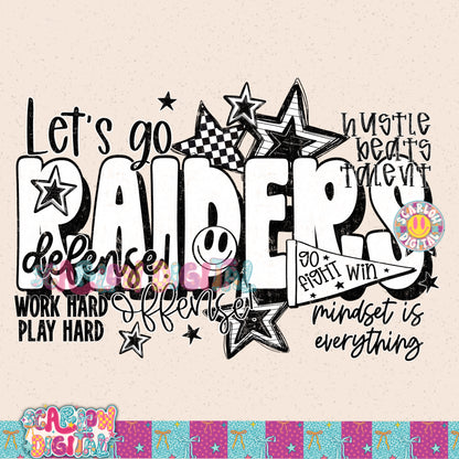 Raiders PNG Digital Design