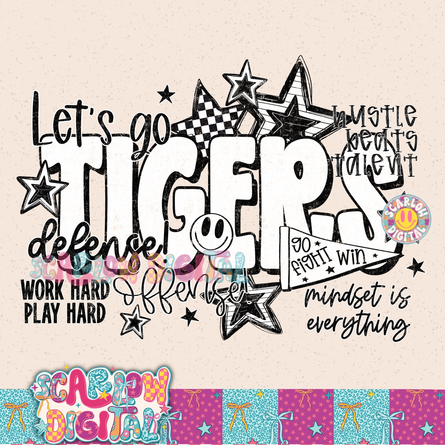 Tigers PNG Digital Design