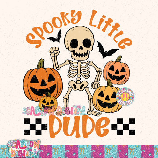 Spooky Little Dude PNG Digital Design