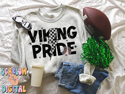 Viking Pride PNG Digital Design Download, go Vikings png, retro mascot png, school spirit png, team spirit png, school png, team name png