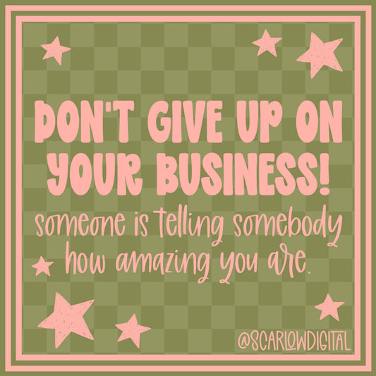 Small Business Social Media Post - Pink and Green